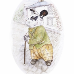 Roger Rabbit out walking