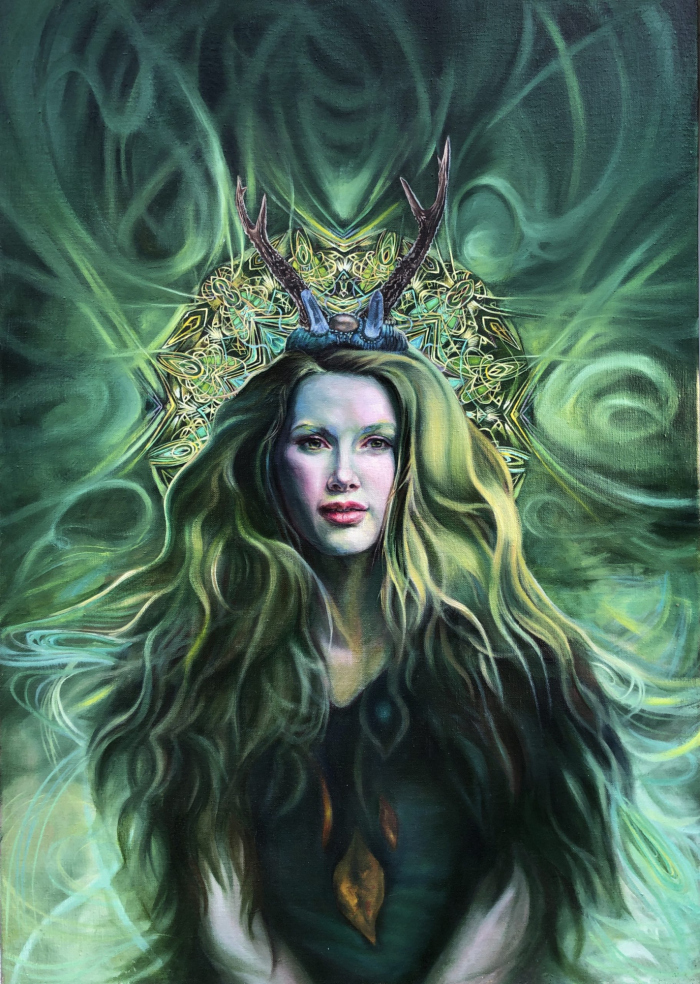 “Vernal Equinox, Goddess of the Spring” by Angela Jackson