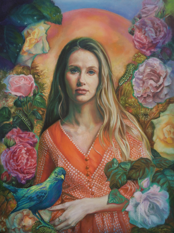 Bloom, oil on linen, 80 x 60 cm