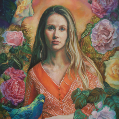 Bloom, oil on linen, 80 x 60 cm