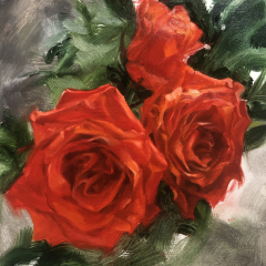 “Three Red Roses” by Angela Jackson