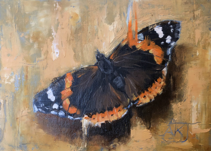 “Red Admiral butterfly” by Angela Jackson