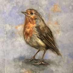“Standing Robin” by Angela Jackson