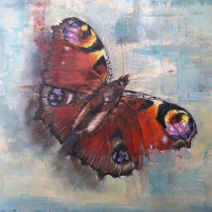 “Peacock Butterfly” by Angela Jackson