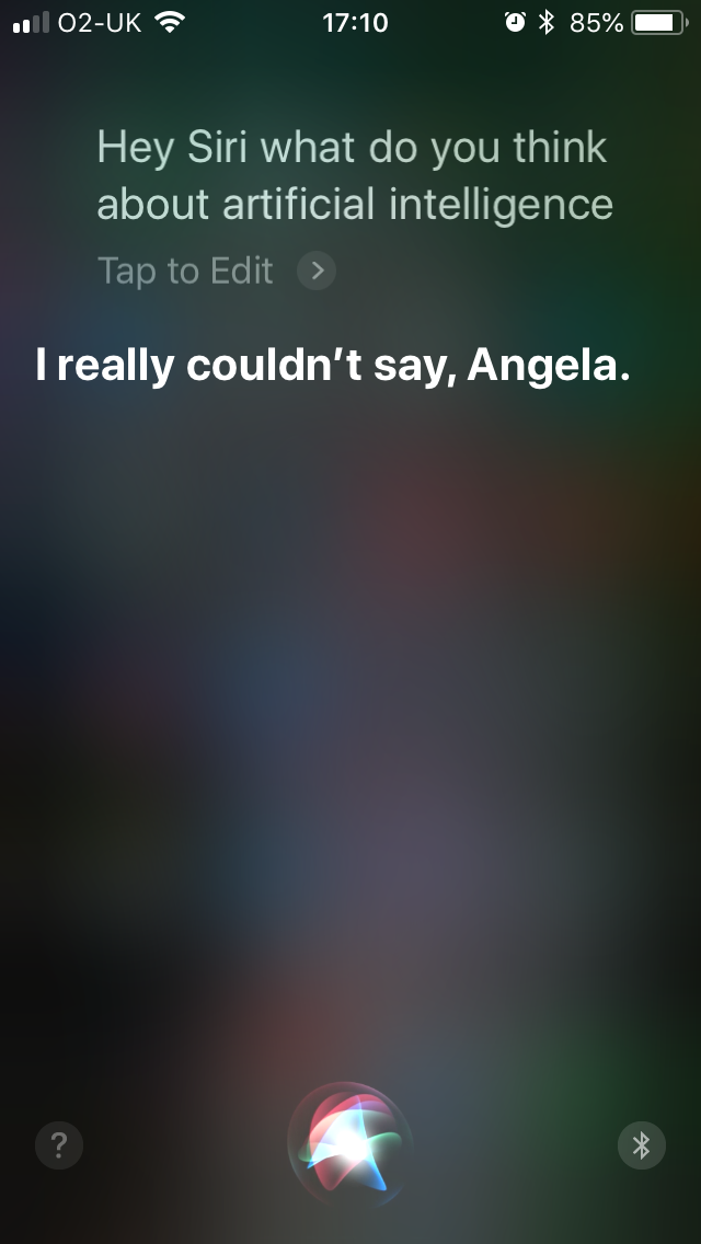 Siri's answer